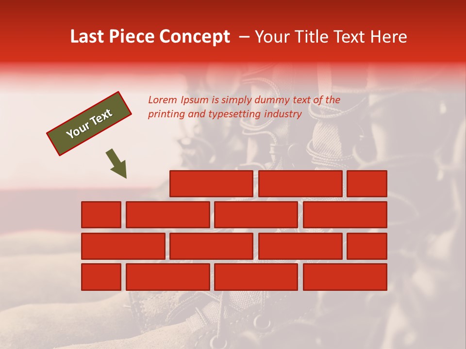 Conflict Fight Service PowerPoint Template