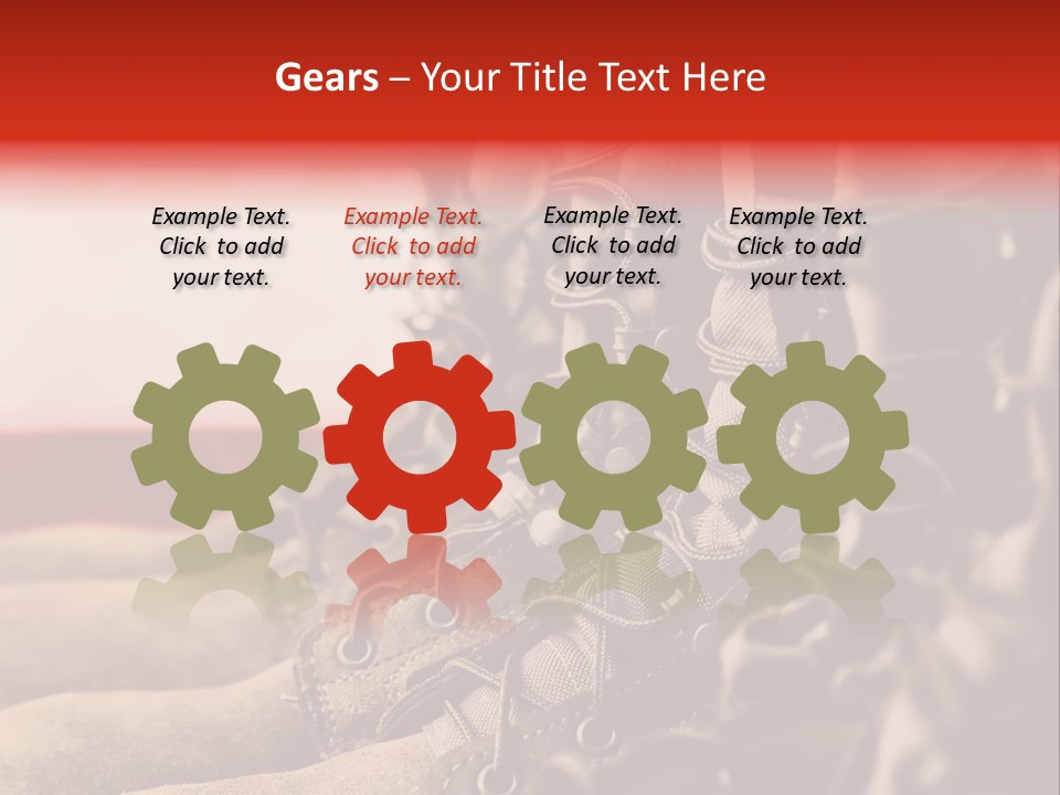 Conflict Fight Service PowerPoint Template