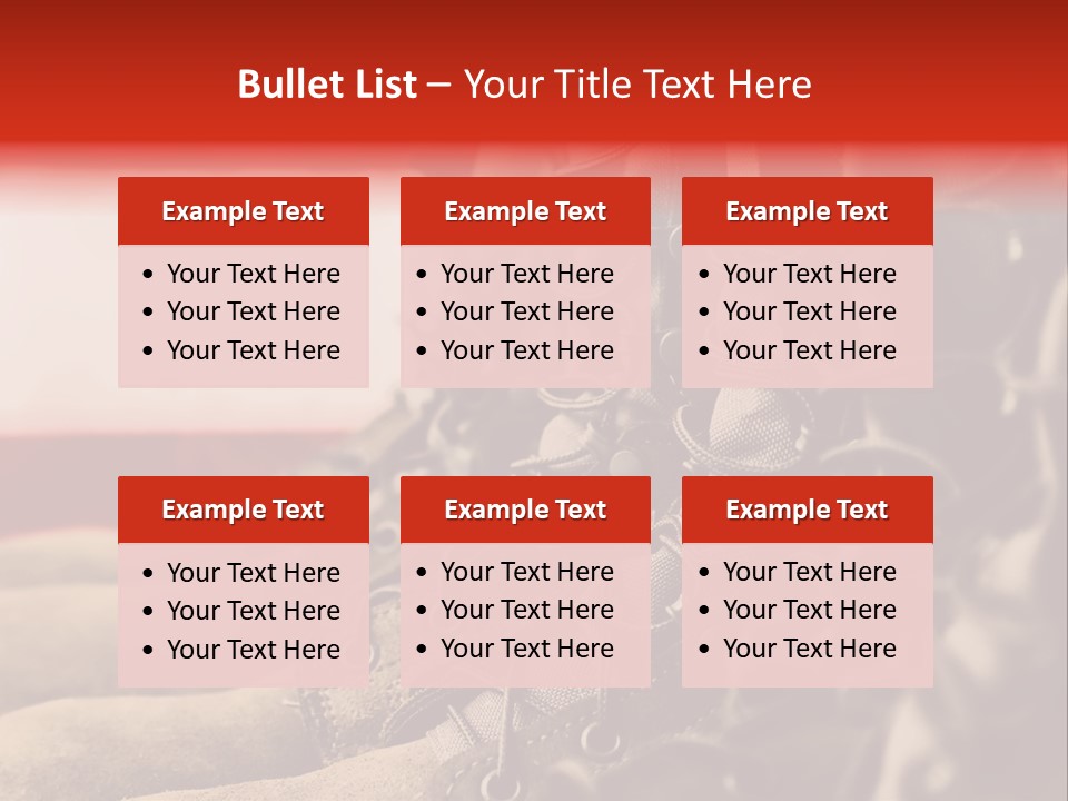Conflict Fight Service PowerPoint Template
