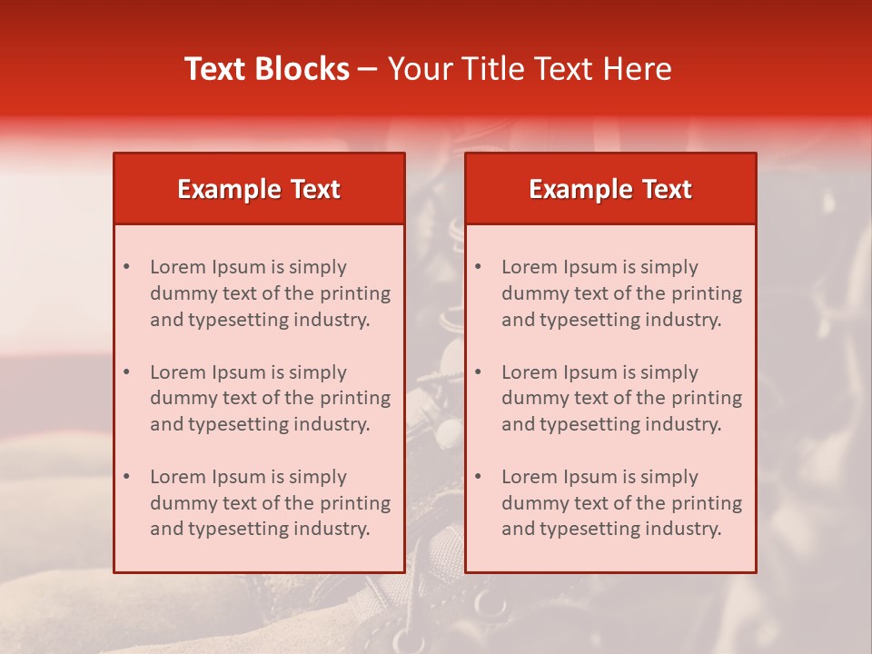Conflict Fight Service PowerPoint Template