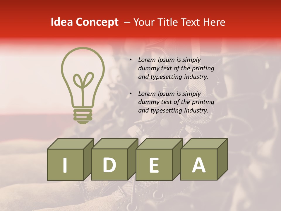 Conflict Fight Service PowerPoint Template