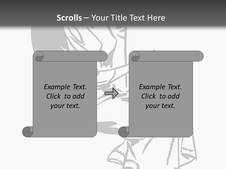 Art Vintage Placards PowerPoint Template