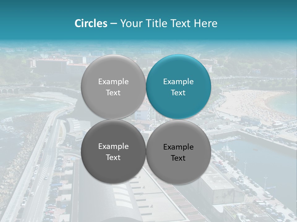 Outlook Spain Beach PowerPoint Template