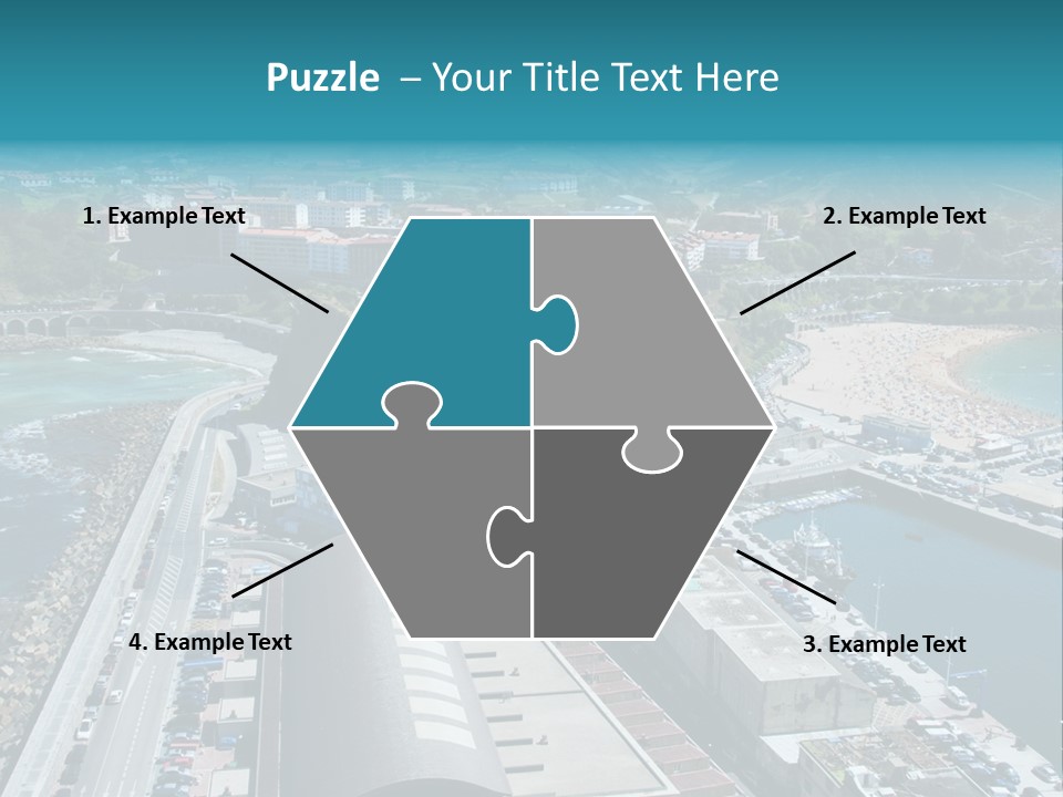 Outlook Spain Beach PowerPoint Template