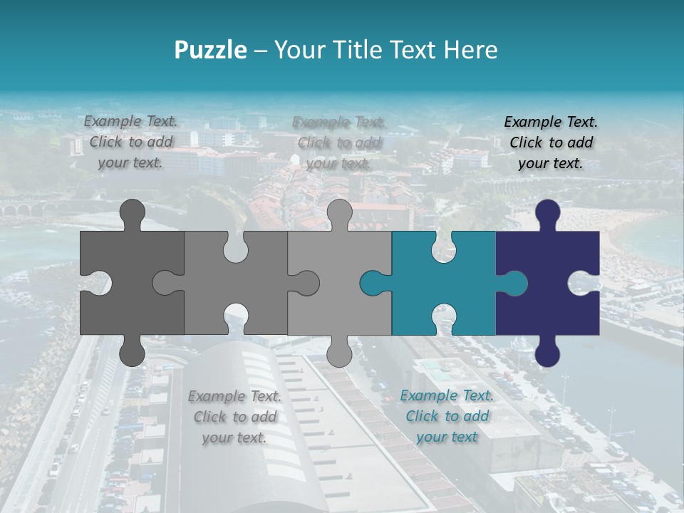 Outlook Spain Beach PowerPoint Template