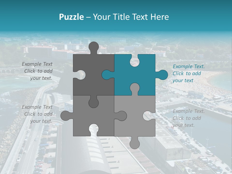 Outlook Spain Beach PowerPoint Template