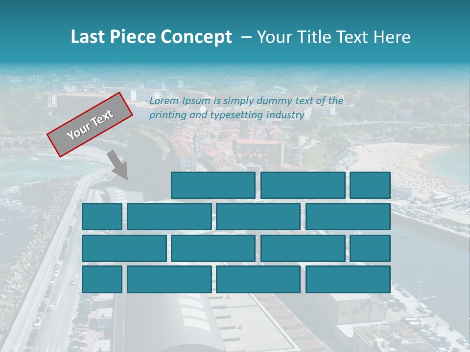 Outlook Spain Beach PowerPoint Template