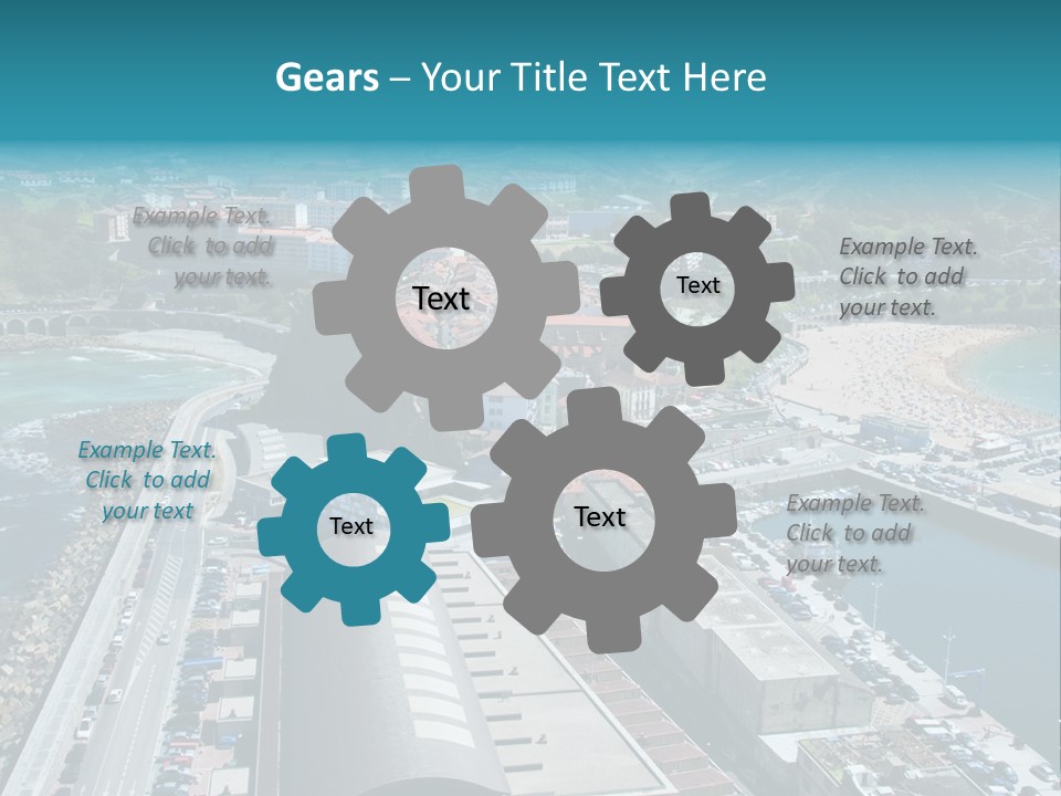 Outlook Spain Beach PowerPoint Template