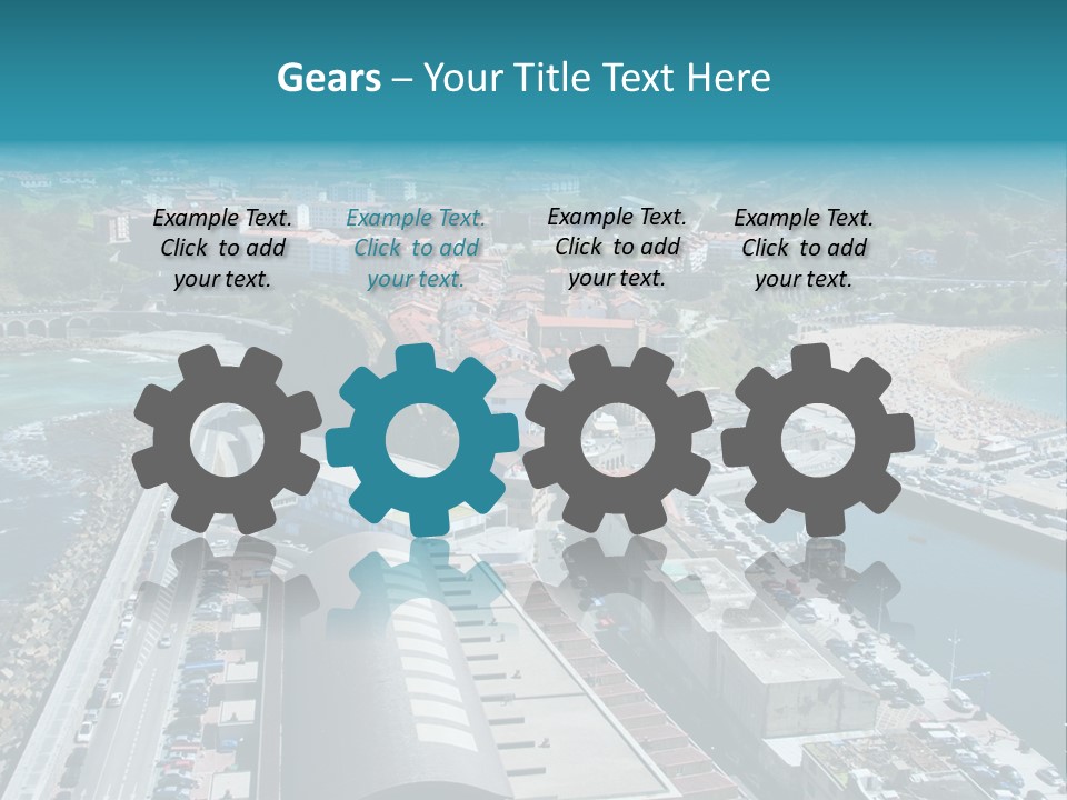 Outlook Spain Beach PowerPoint Template