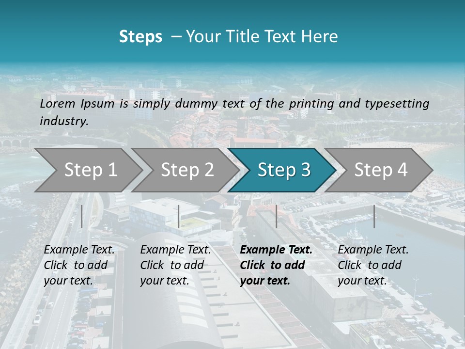 Outlook Spain Beach PowerPoint Template