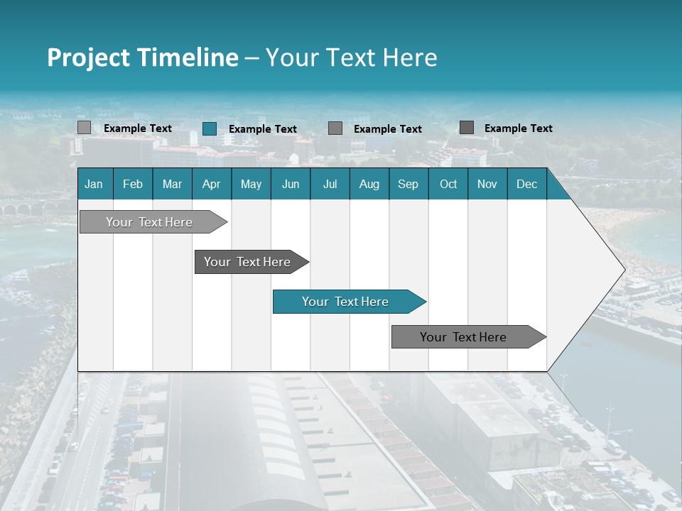 Outlook Spain Beach PowerPoint Template