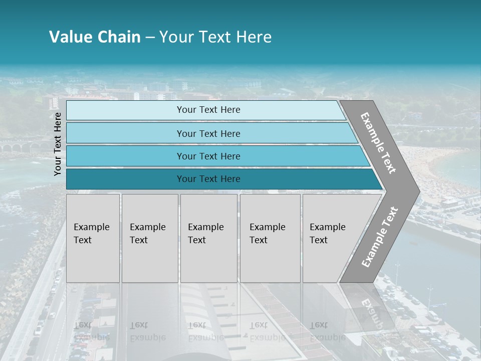 Outlook Spain Beach PowerPoint Template
