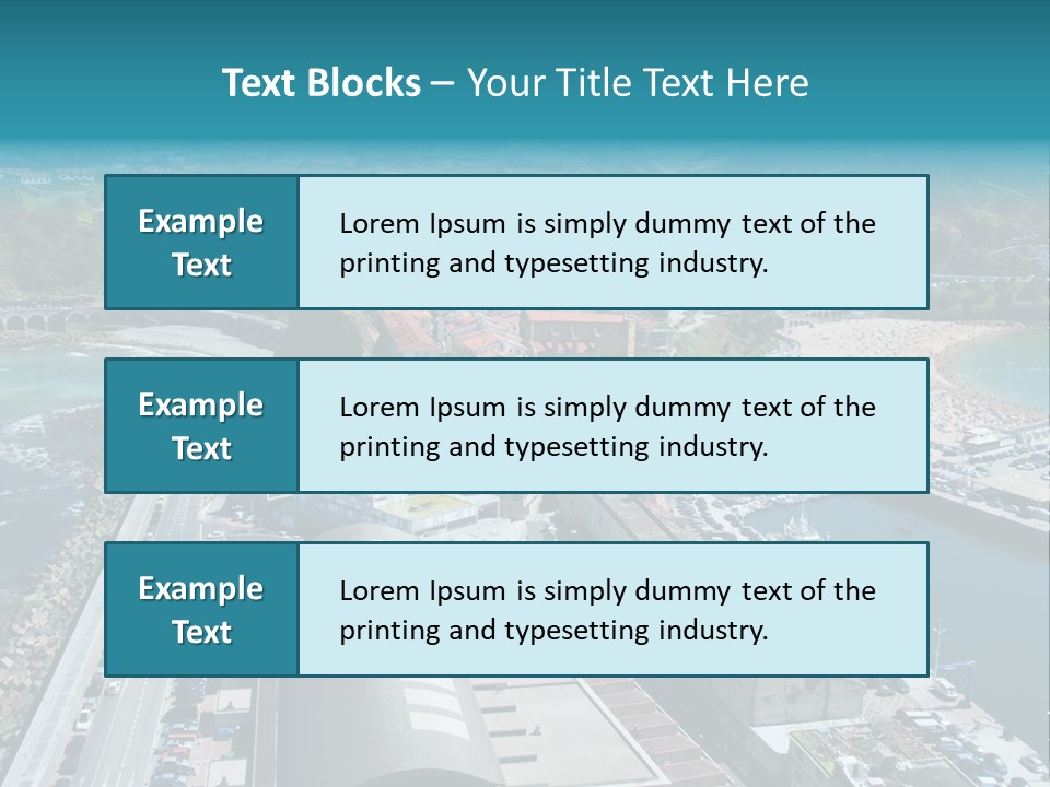 Outlook Spain Beach PowerPoint Template