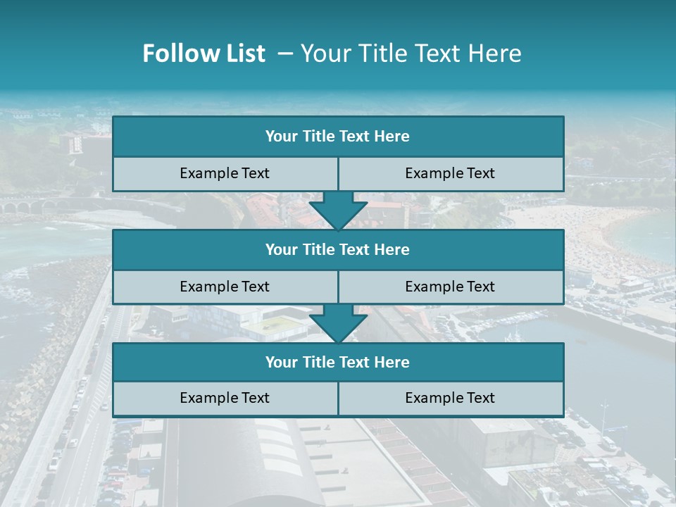 Outlook Spain Beach PowerPoint Template