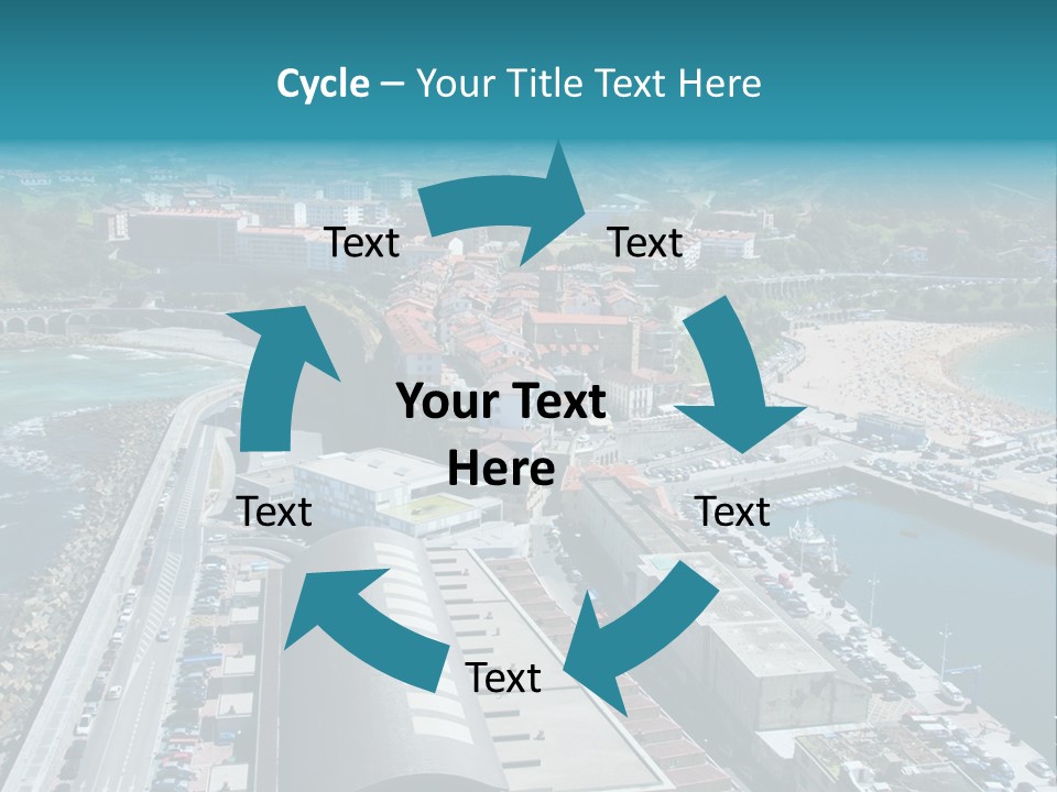 Outlook Spain Beach PowerPoint Template