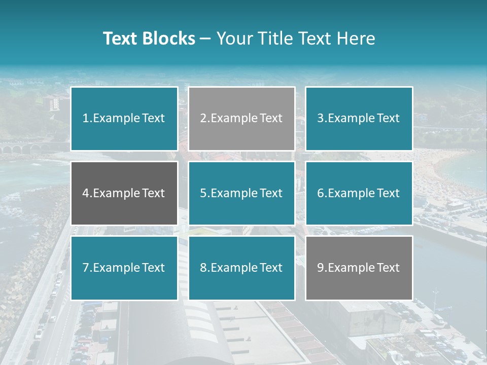 Outlook Spain Beach PowerPoint Template
