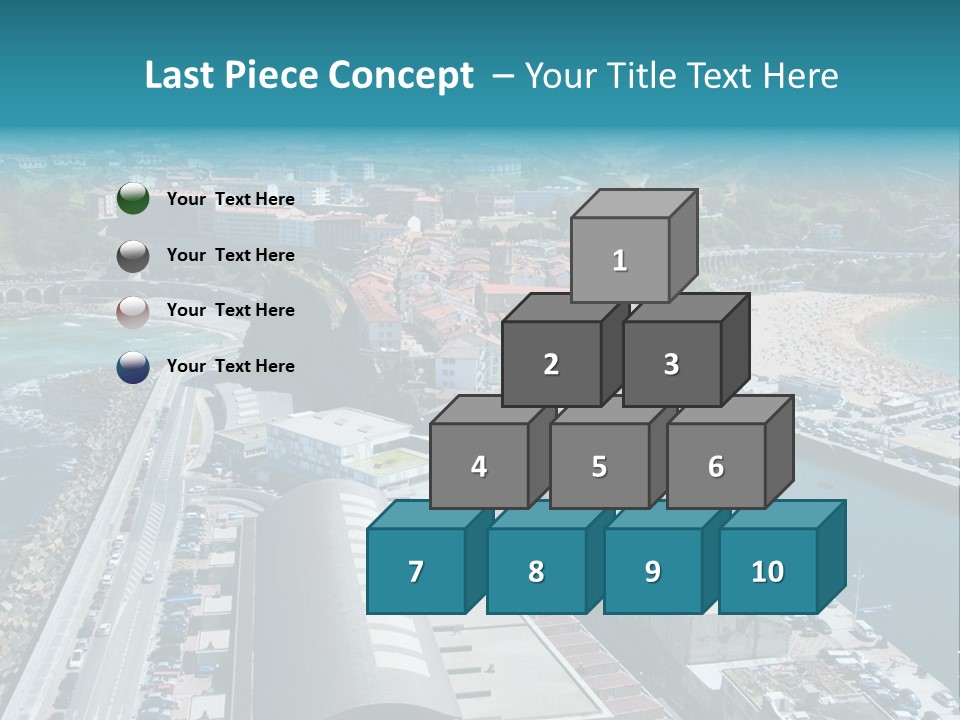 Outlook Spain Beach PowerPoint Template