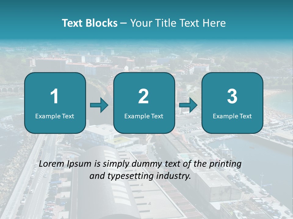 Outlook Spain Beach PowerPoint Template