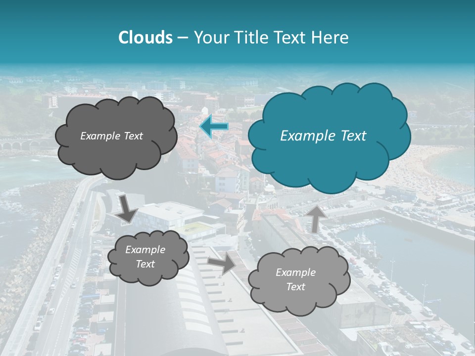 Outlook Spain Beach PowerPoint Template