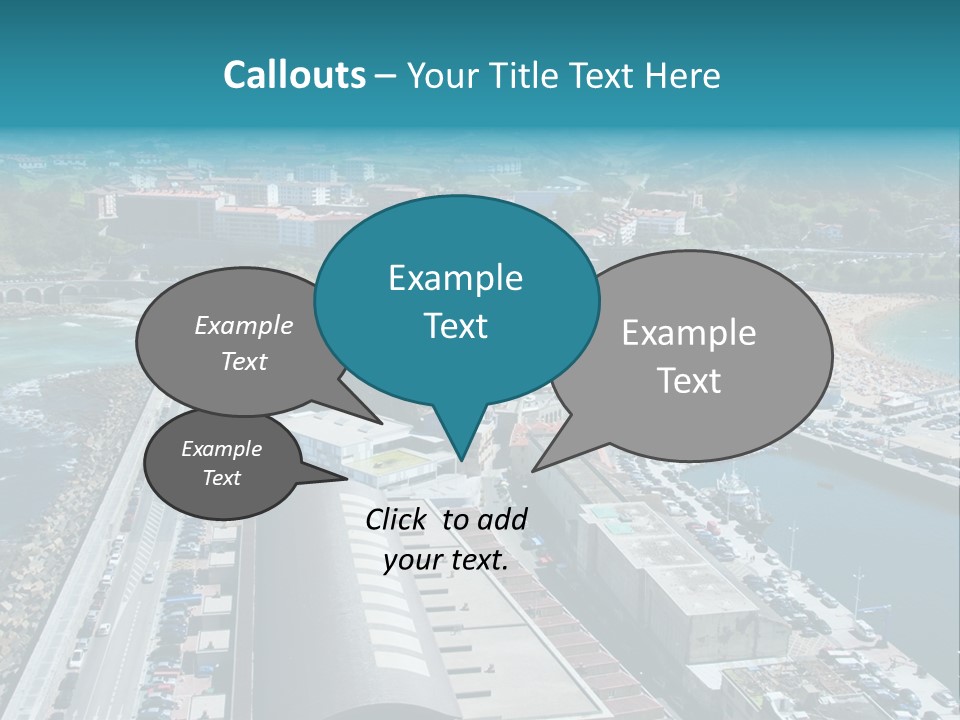 Outlook Spain Beach PowerPoint Template