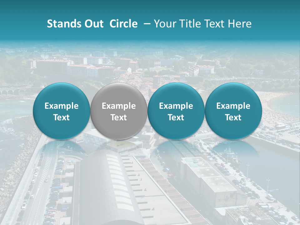 Outlook Spain Beach PowerPoint Template