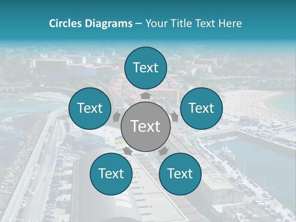 Outlook Spain Beach PowerPoint Template