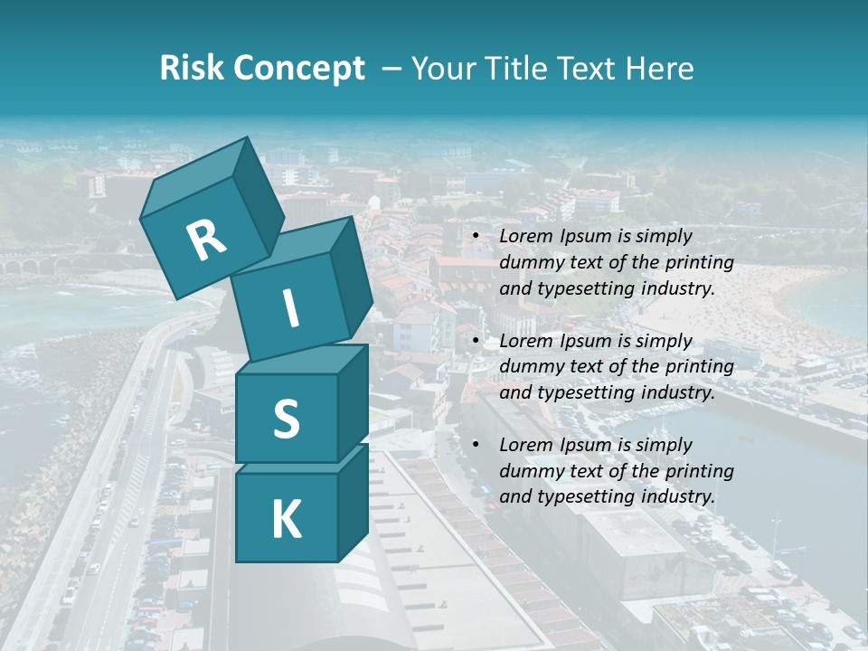 Outlook Spain Beach PowerPoint Template