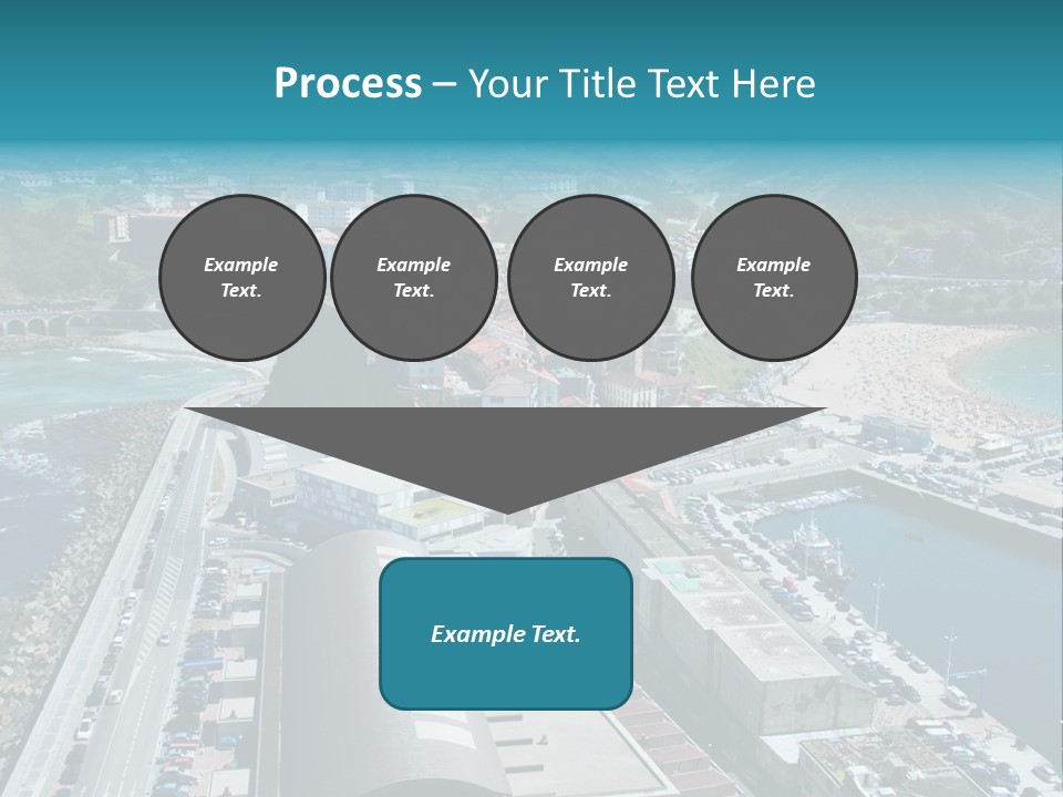 Outlook Spain Beach PowerPoint Template