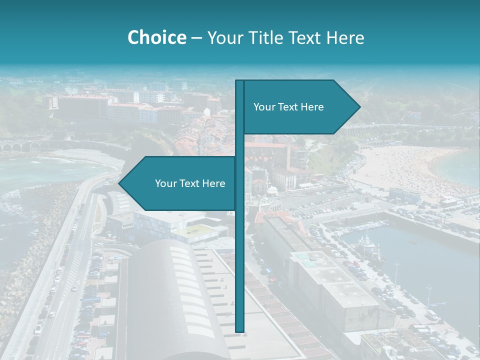 Outlook Spain Beach PowerPoint Template