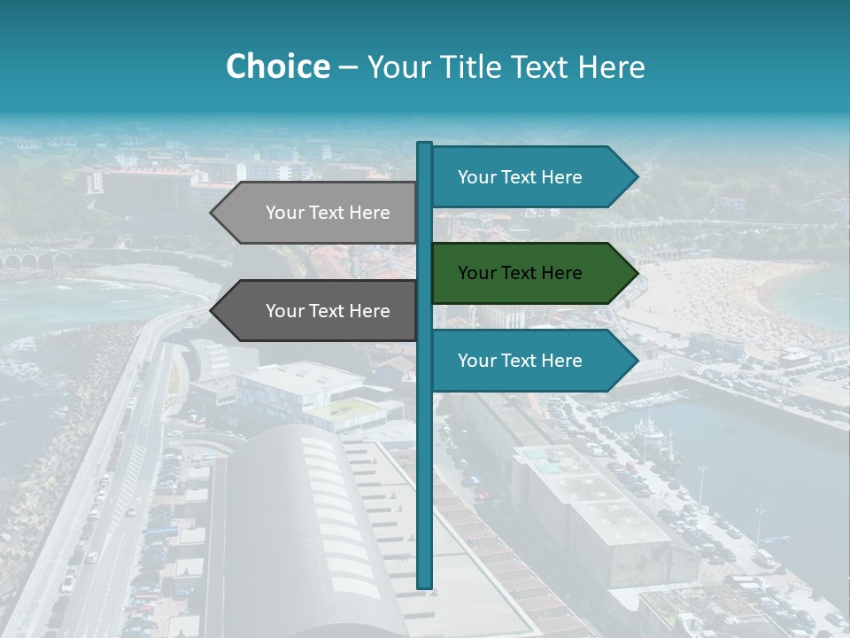 Outlook Spain Beach PowerPoint Template