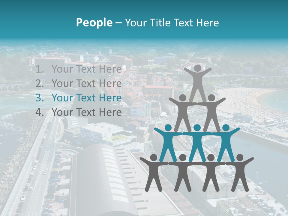 Outlook Spain Beach PowerPoint Template