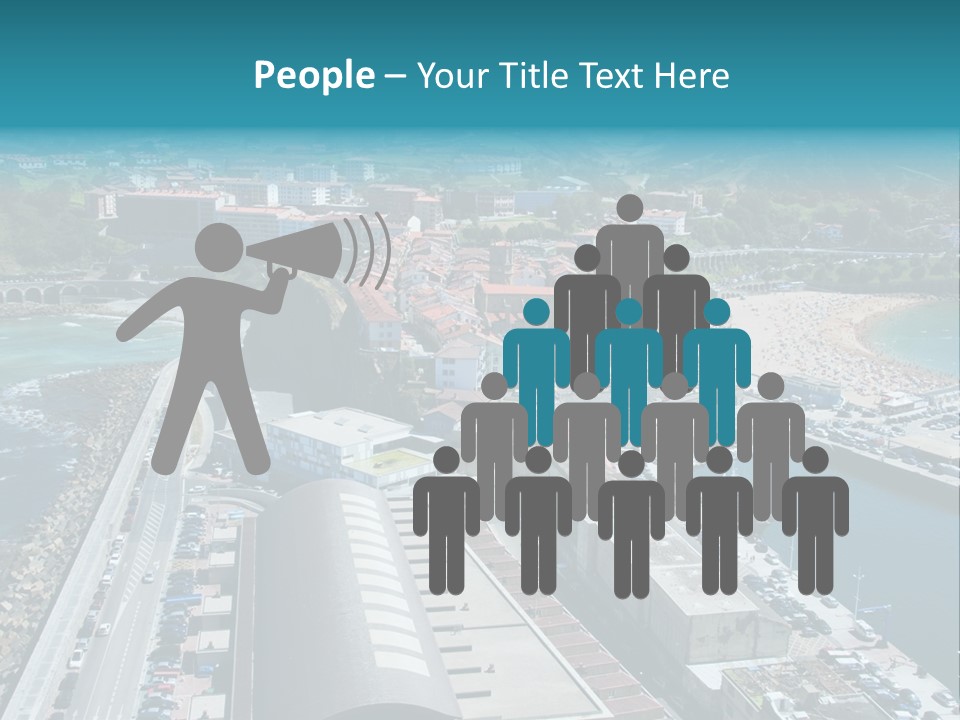 Outlook Spain Beach PowerPoint Template