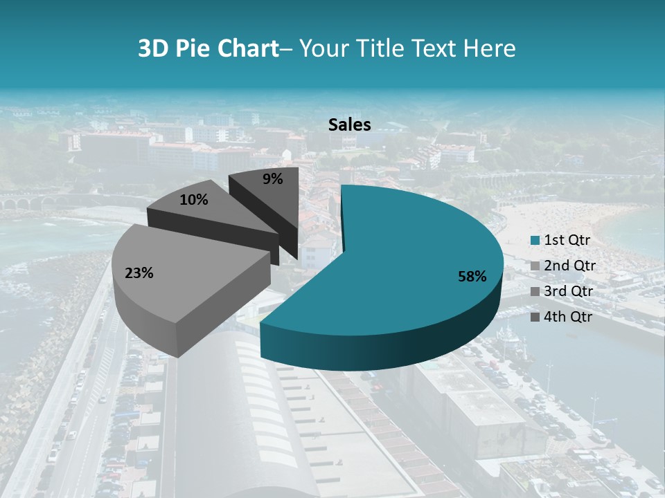 Outlook Spain Beach PowerPoint Template