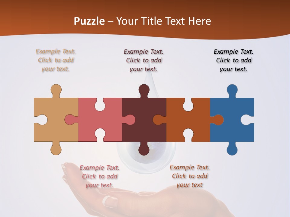 Thirsty Care Blue PowerPoint Template