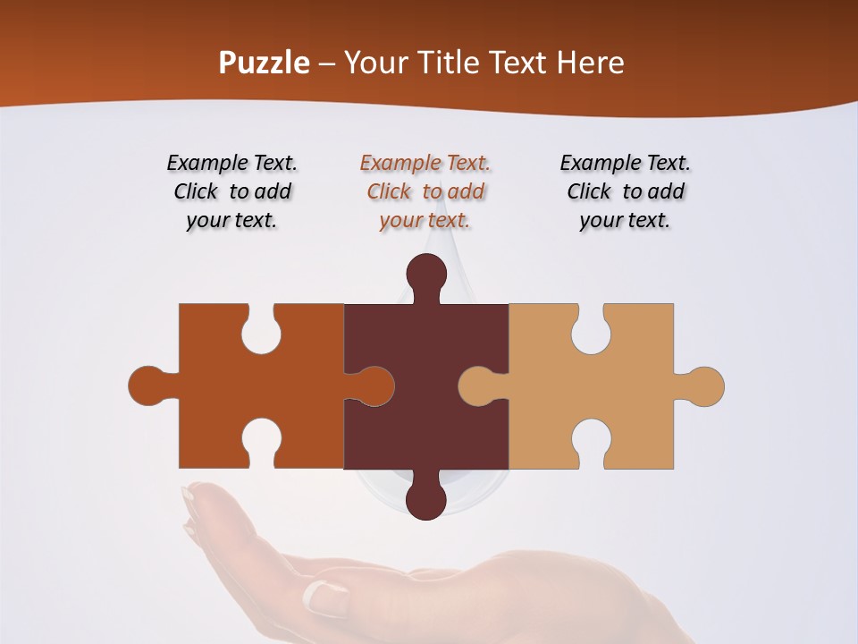 Thirsty Care Blue PowerPoint Template