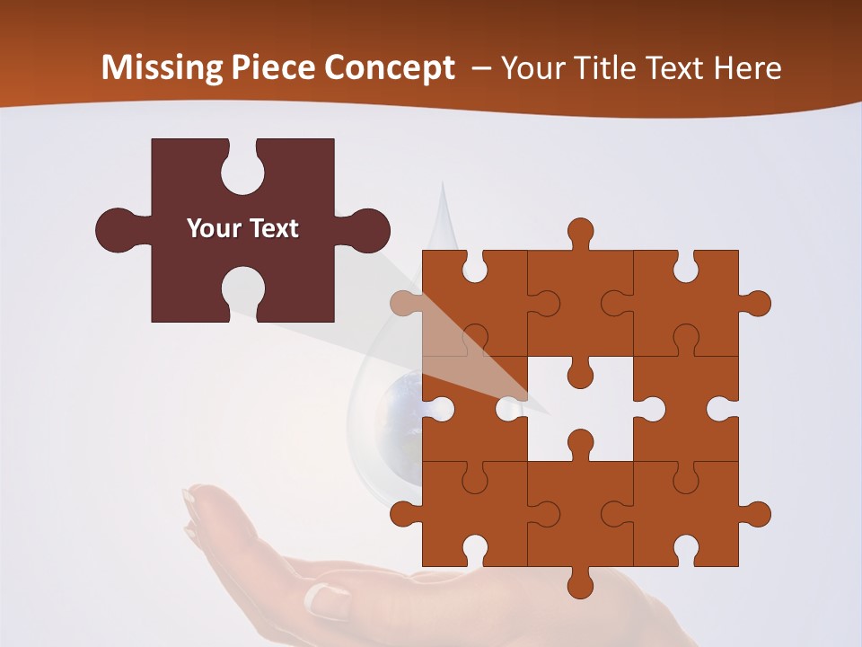 Thirsty Care Blue PowerPoint Template