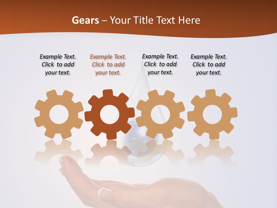 Thirsty Care Blue PowerPoint Template