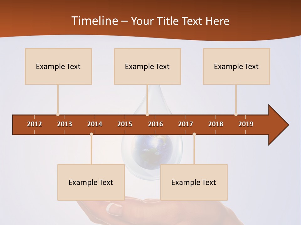 Thirsty Care Blue PowerPoint Template