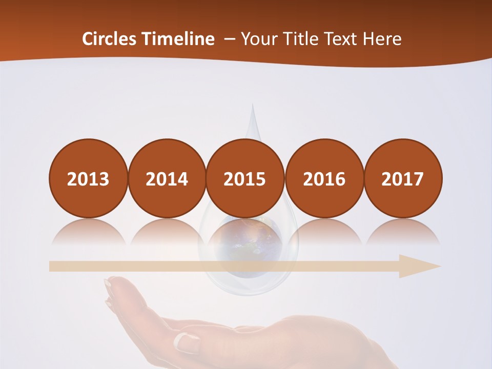 Thirsty Care Blue PowerPoint Template