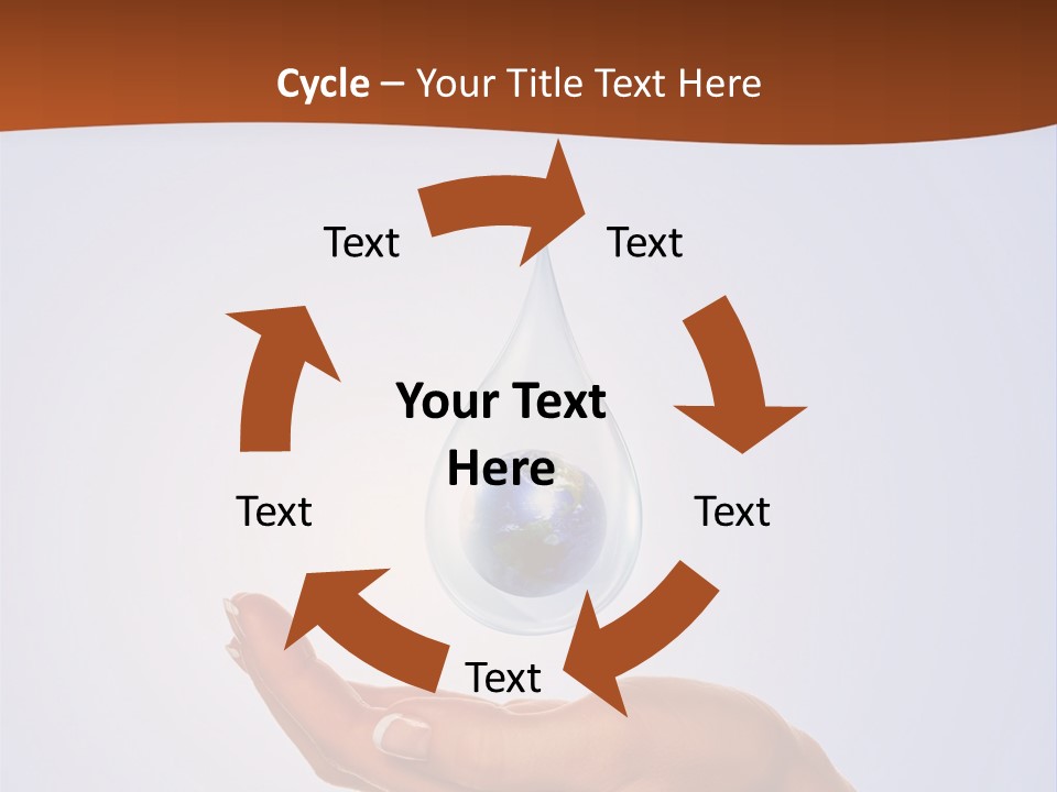 Thirsty Care Blue PowerPoint Template