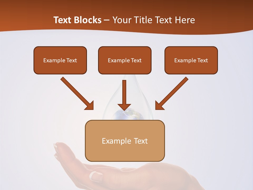 Thirsty Care Blue PowerPoint Template