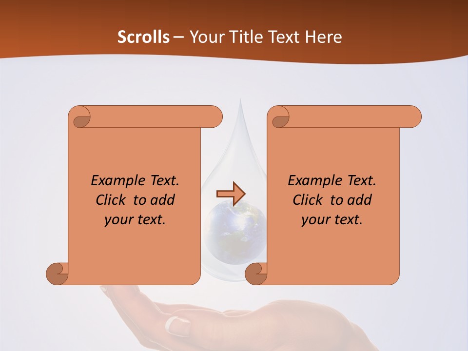 Thirsty Care Blue PowerPoint Template