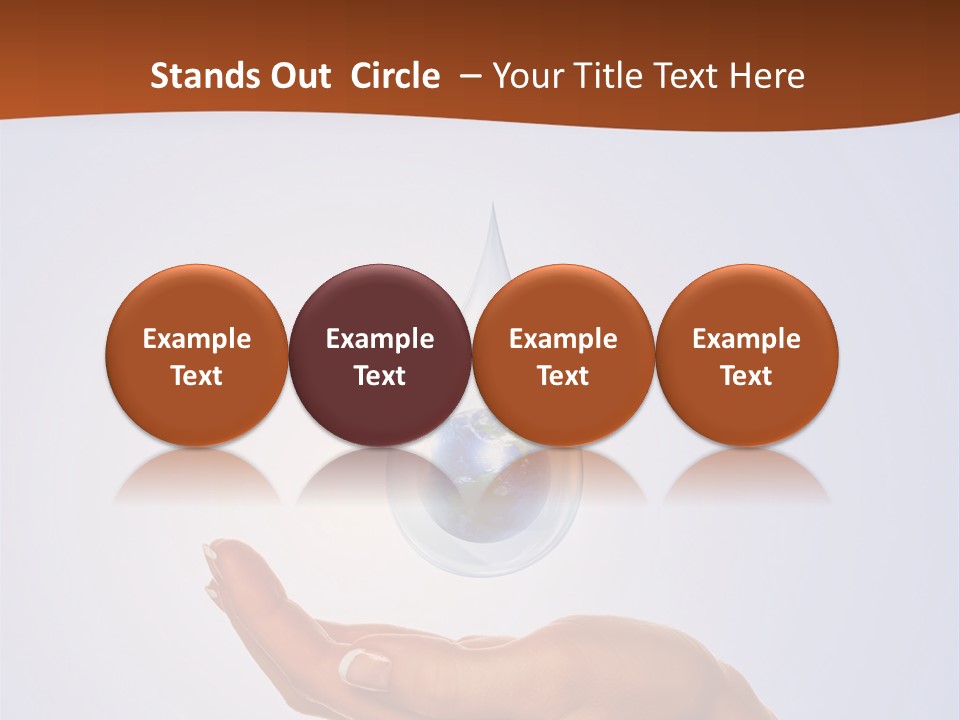 Thirsty Care Blue PowerPoint Template