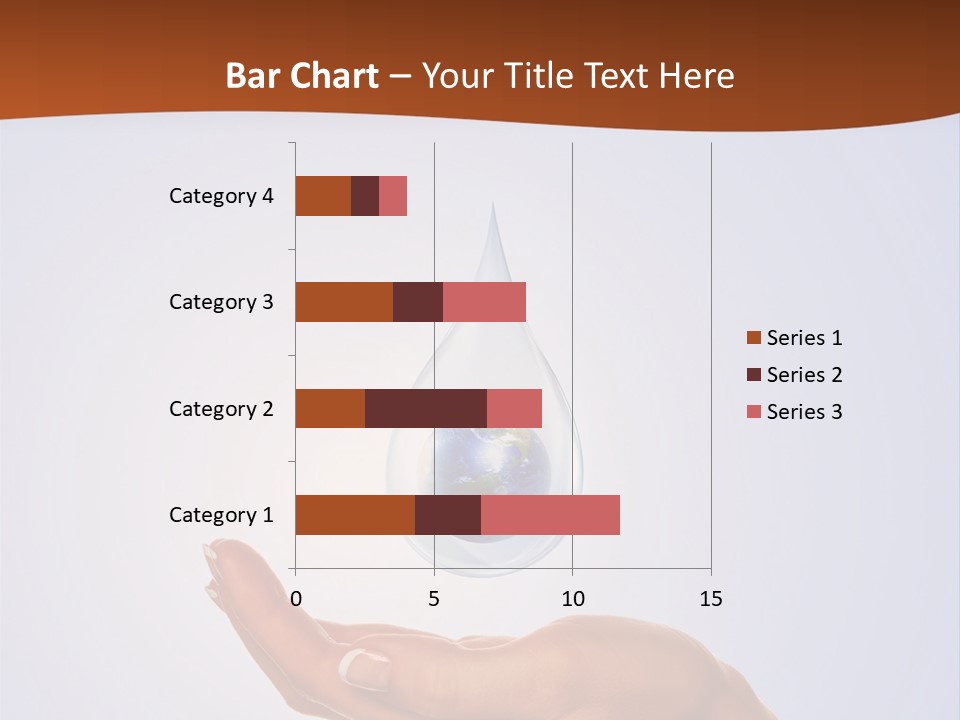 Thirsty Care Blue PowerPoint Template