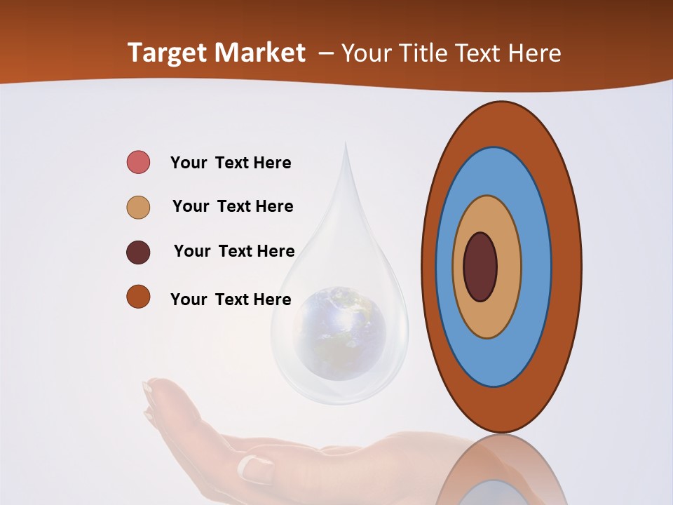 Thirsty Care Blue PowerPoint Template