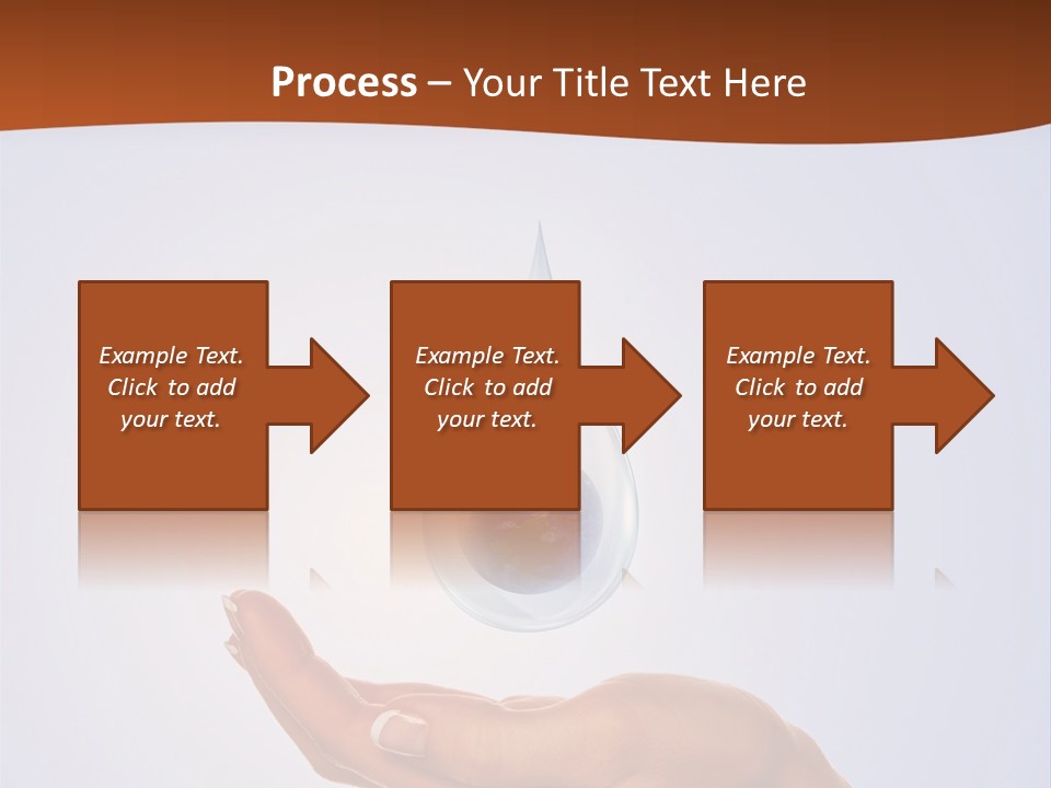 Thirsty Care Blue PowerPoint Template
