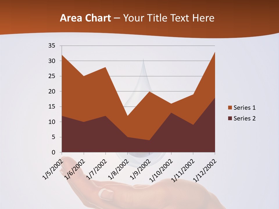 Thirsty Care Blue PowerPoint Template