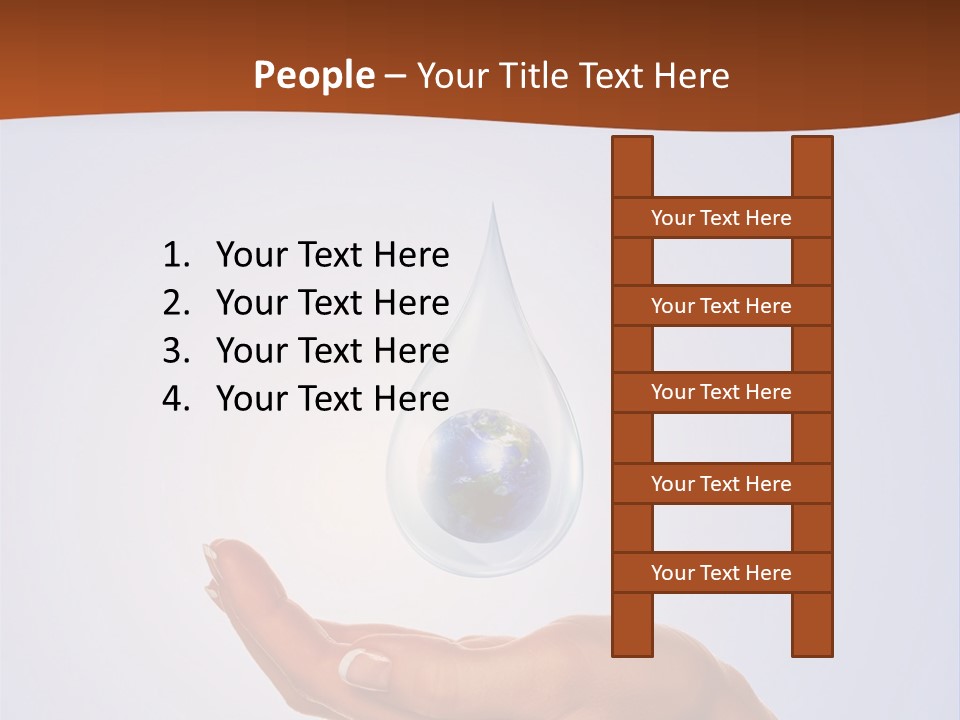 Thirsty Care Blue PowerPoint Template