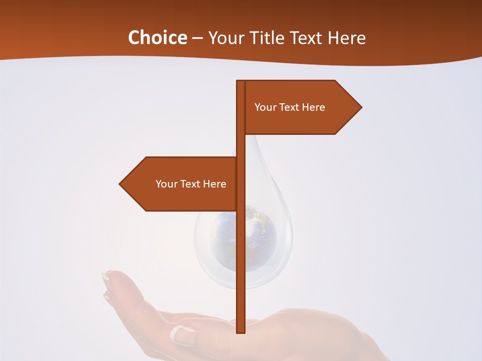 Thirsty Care Blue PowerPoint Template