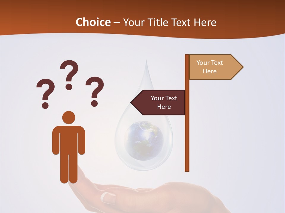 Thirsty Care Blue PowerPoint Template